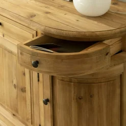 Made in Meubles Buffet<Buffet en bois recyclé 180 cm Garance