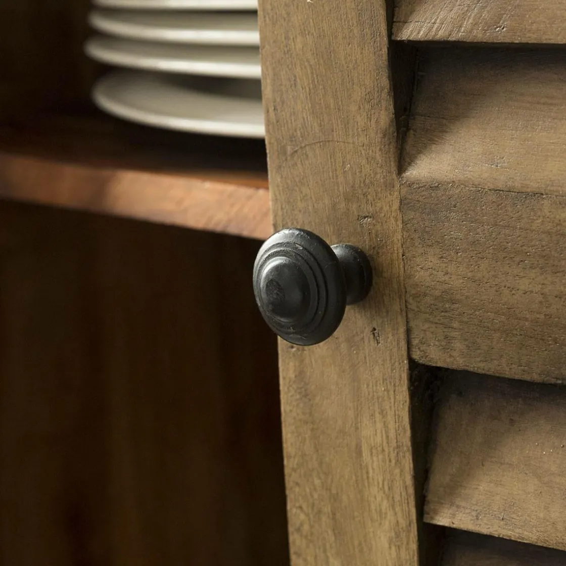 Made in Meubles Buffet<Buffet en bois recyclé 6 portes Aubin