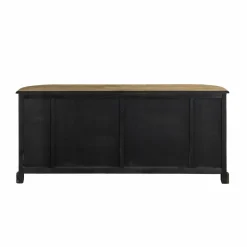 Made in Meubles Buffet<Buffet en bois recyclé blanchi 180 cm Garance