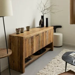 Made in Meubles Buffet<Buffet en bois recyclé Naël