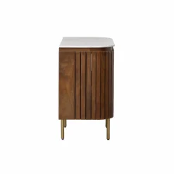 Made in Meubles Buffet<Buffet en marbre et bois de manguier Sienne