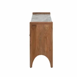 Made in Meubles Buffet<Buffet en marbre et bois d'acacia Calix