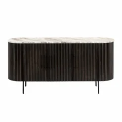 Made in Meubles Buffet<Buffet en métal et marbre Alfred