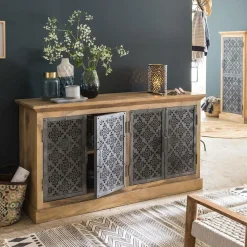 Made in Meubles Buffet<Buffet enfilade en bois de manguier Sahara