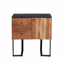 Made in Meubles Buffet<Buffet haut en bois d'acacia et métal Pippa