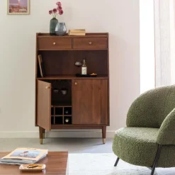 Made in Meubles Buffet<Buffet haut en bois d'acacia Emiel