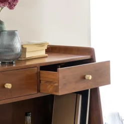 Made in Meubles Buffet<Buffet haut en bois d'acacia Emiel