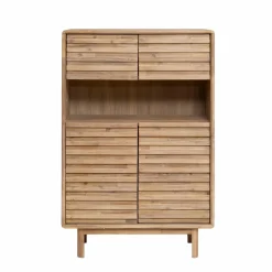 Made in Meubles Buffet<Buffet haut en bois d'acacia Marin