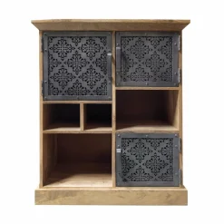 Made in Meubles Buffet<Buffet haut en bois de manguier Sahara