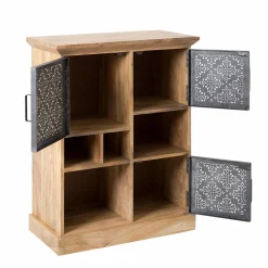 Made in Meubles Buffet<Buffet haut en bois de manguier Sahara