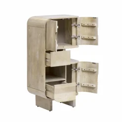 Made in Meubles Buffet<Buffet haut en bois de manguier clair Yoni