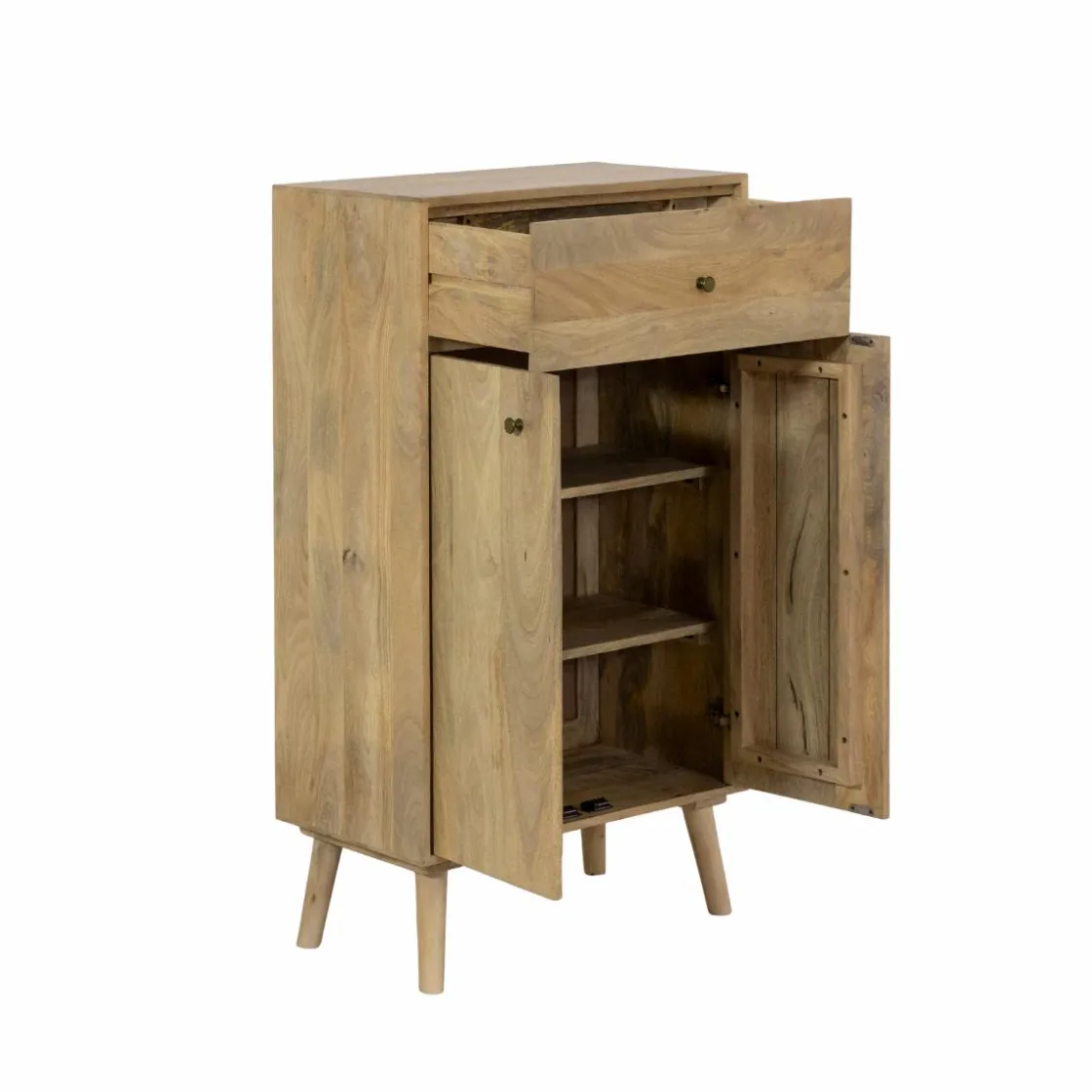 Made in Meubles Buffet<Buffet haut en bois de manguier Aven