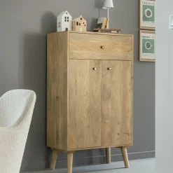 Made in Meubles Buffet<Buffet haut en bois de manguier Aven