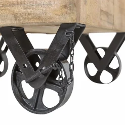 Made in Meubles Buffet<Buffet haut en bois de manguier Iris