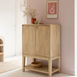 Made in Meubles Buffet<Buffet haut en bois de manguier Ode