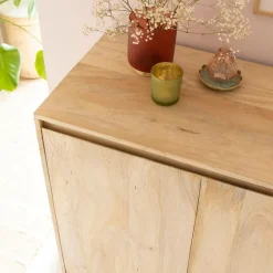 Made in Meubles Buffet<Buffet haut en bois de manguier Ode