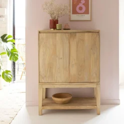 Made in Meubles Buffet<Buffet haut en bois de manguier Ode