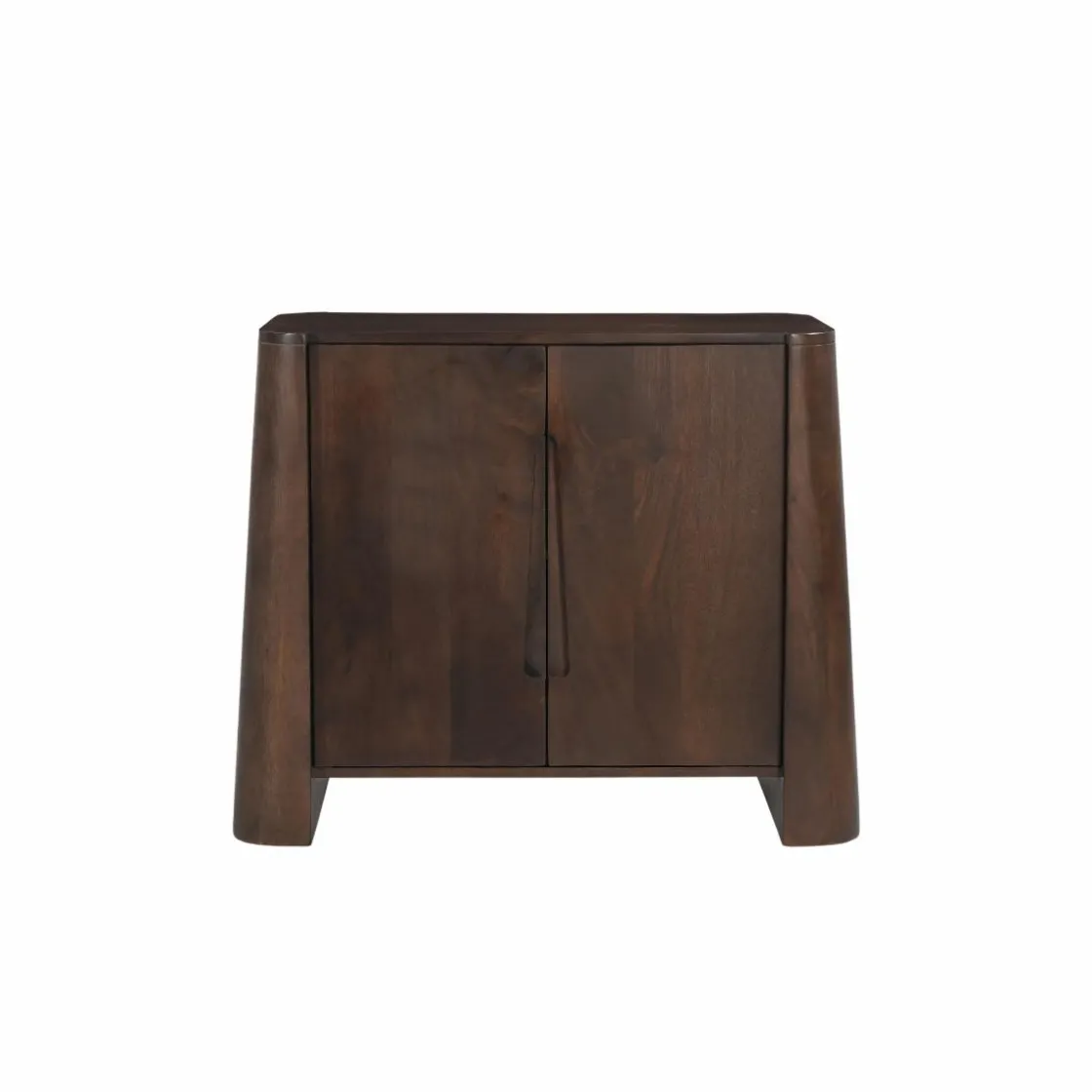 Made in Meubles Buffet<Buffet haut en bois de manguier foncé Liriel