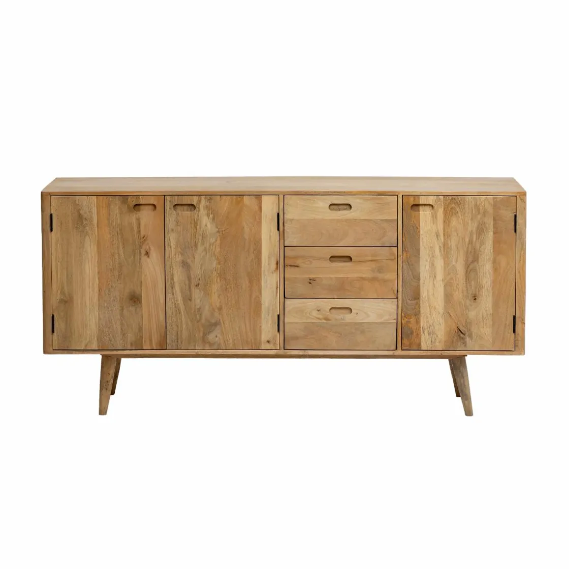 Made in Meubles Buffet|Meuble Sous Vasque<Buffet long en bois de manguier Rowene
