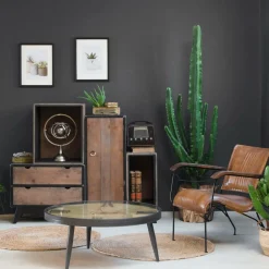 Made in Meubles Buffet<Buffet modulable en bois massif Hollywood