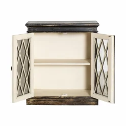 Made in Meubles Buffet|Vitrine<Buffet vitrine en bois de manguier êve