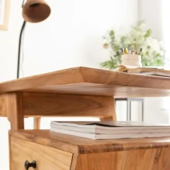 Made in Meubles Bureau<Bureau en bois d'acacia Eliott