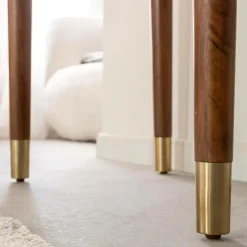 Made in Meubles Bureau<Bureau en bois d'acacia et métal Emiel