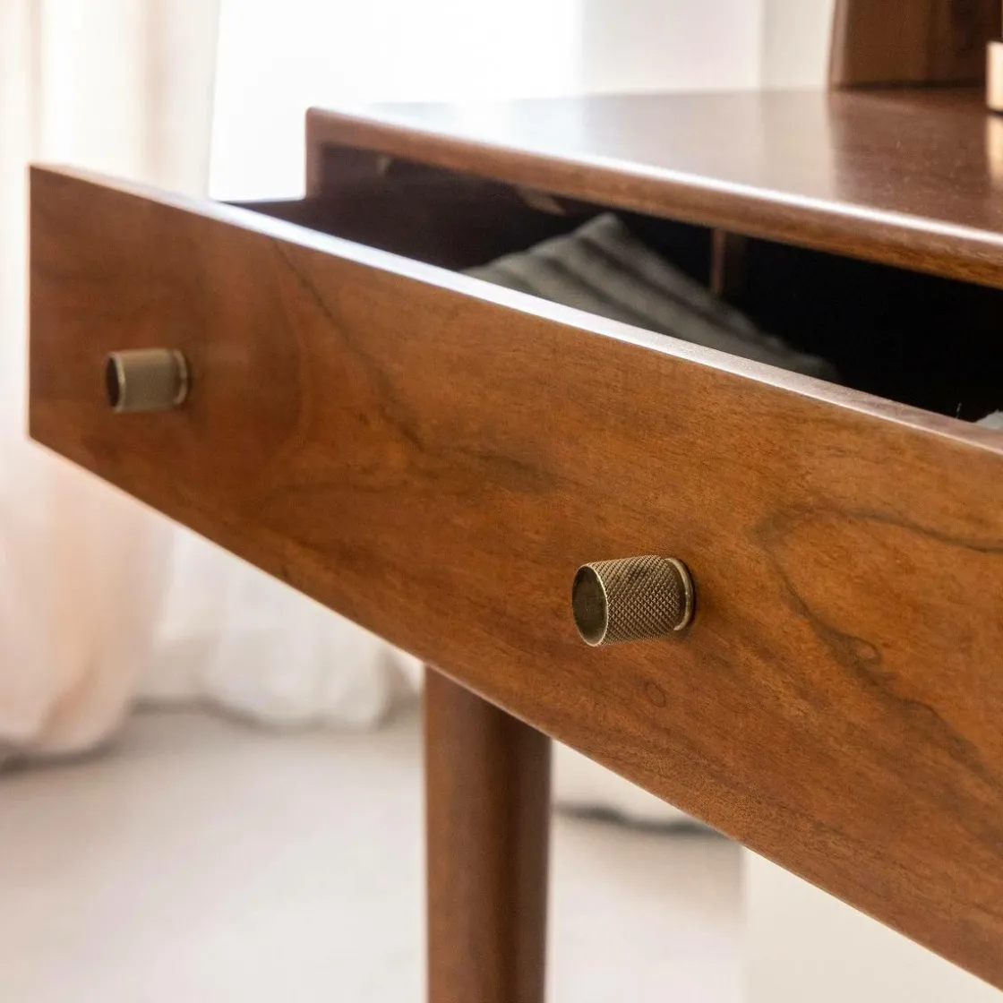 Made in Meubles Bureau<Bureau en bois d'acacia et métal Emiel