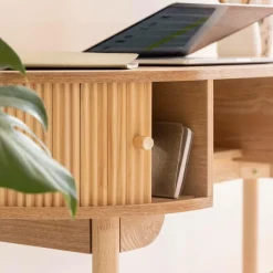 Made in Meubles Bureau<Bureau en bois pin clair Colin