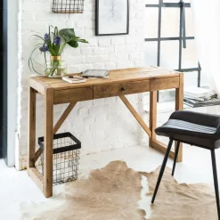 Made in Meubles Bureau<Bureau en bois recyclé Blaise