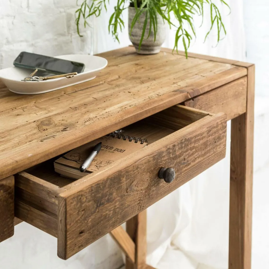 Made in Meubles Bureau<Bureau en bois recyclé Blaise