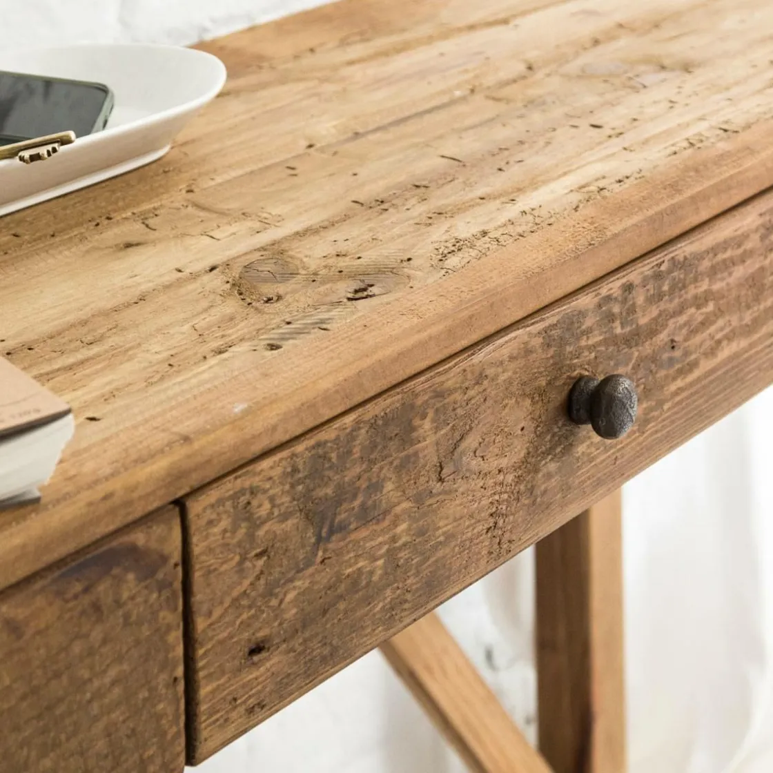 Made in Meubles Bureau<Bureau en bois recyclé Blaise