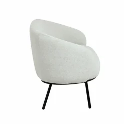 Made in Meubles Canapé<Canapé en tissu bouclette écru Filipa