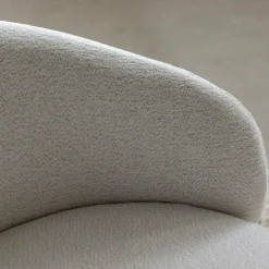 Made in Meubles Canapé<Canapé en tissu bouclette écru Filipa