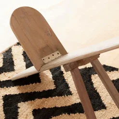 Made in Meubles Chaise<Chaise allongée en bois de manguier Jordana