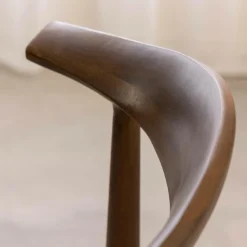 Made in Meubles Chaise<Chaise bois hêtre foncé Aline (lot de 2)