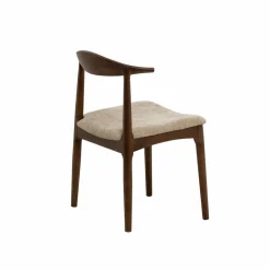 Made in Meubles Chaise<Chaise bois hêtre foncé Aline (lot de 2)