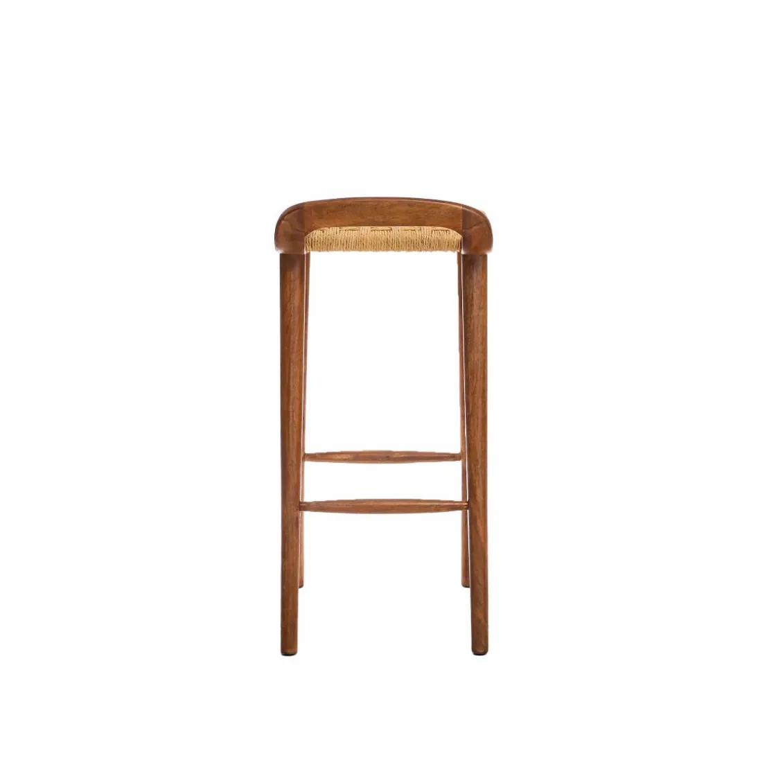 Made in Meubles Tabouret De Bar<Chaise de bar en bois de manguier Suzanna