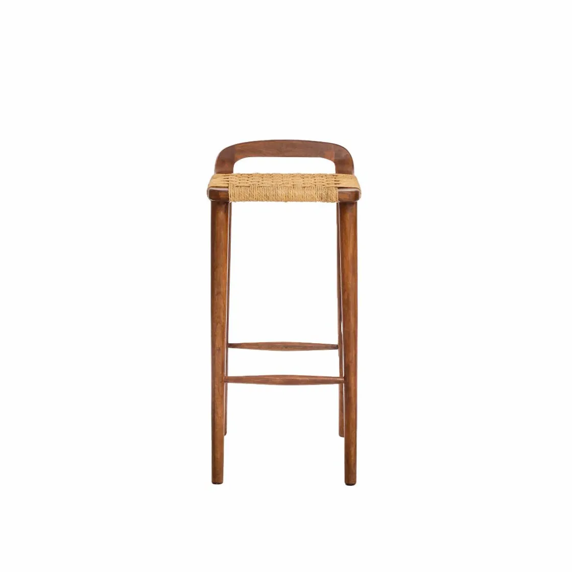 Made in Meubles Tabouret De Bar<Chaise de bar en bois de manguier Suzanna