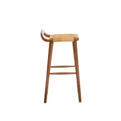Made in Meubles Tabouret De Bar<Chaise de bar en bois de manguier Suzanna