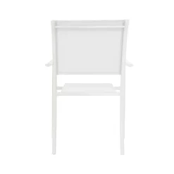 Made in Meubles Chaise De Jardin<Chaise de jardin blanche Ilona (lot de 2)