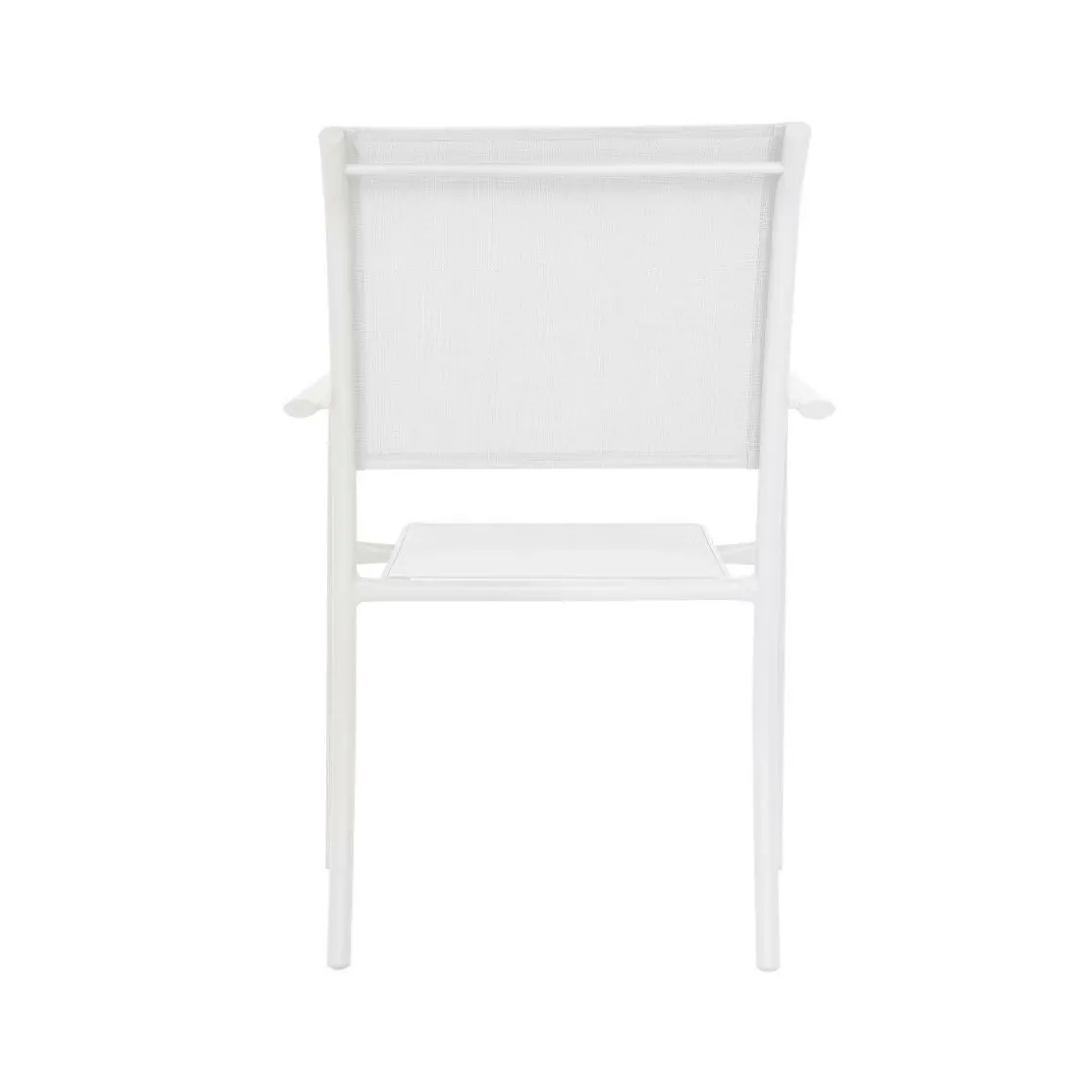 Made in Meubles Chaise De Jardin<Chaise de jardin blanche Ilona (lot de 2)