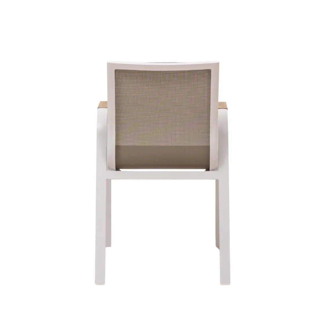 Made in Meubles Chaise De Jardin<Chaise de jardin taupe en aluminium Ayden (lot de 2)