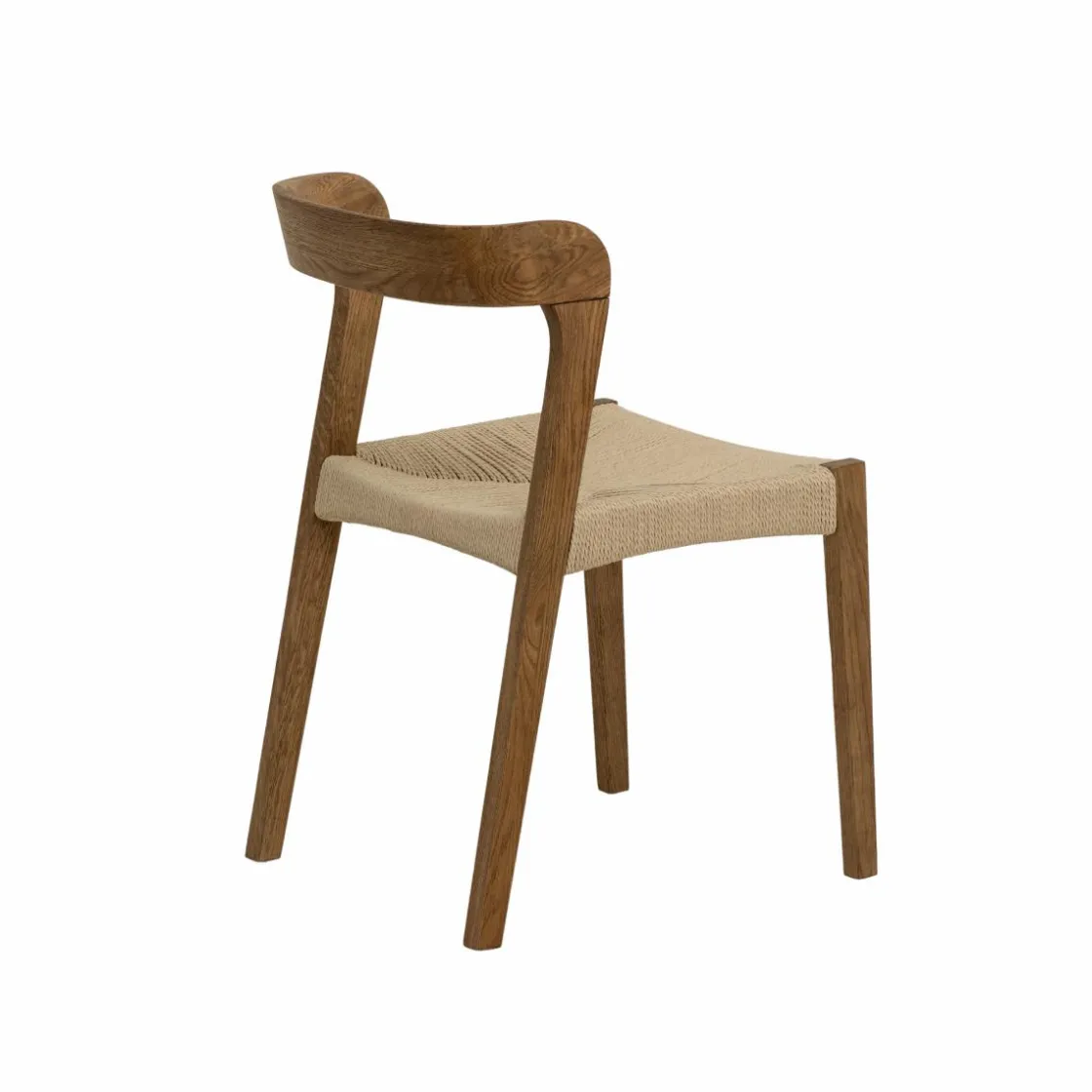 Made in Meubles Chaise<Chaise en bois de chêne et en corde Auren (lot de 2)