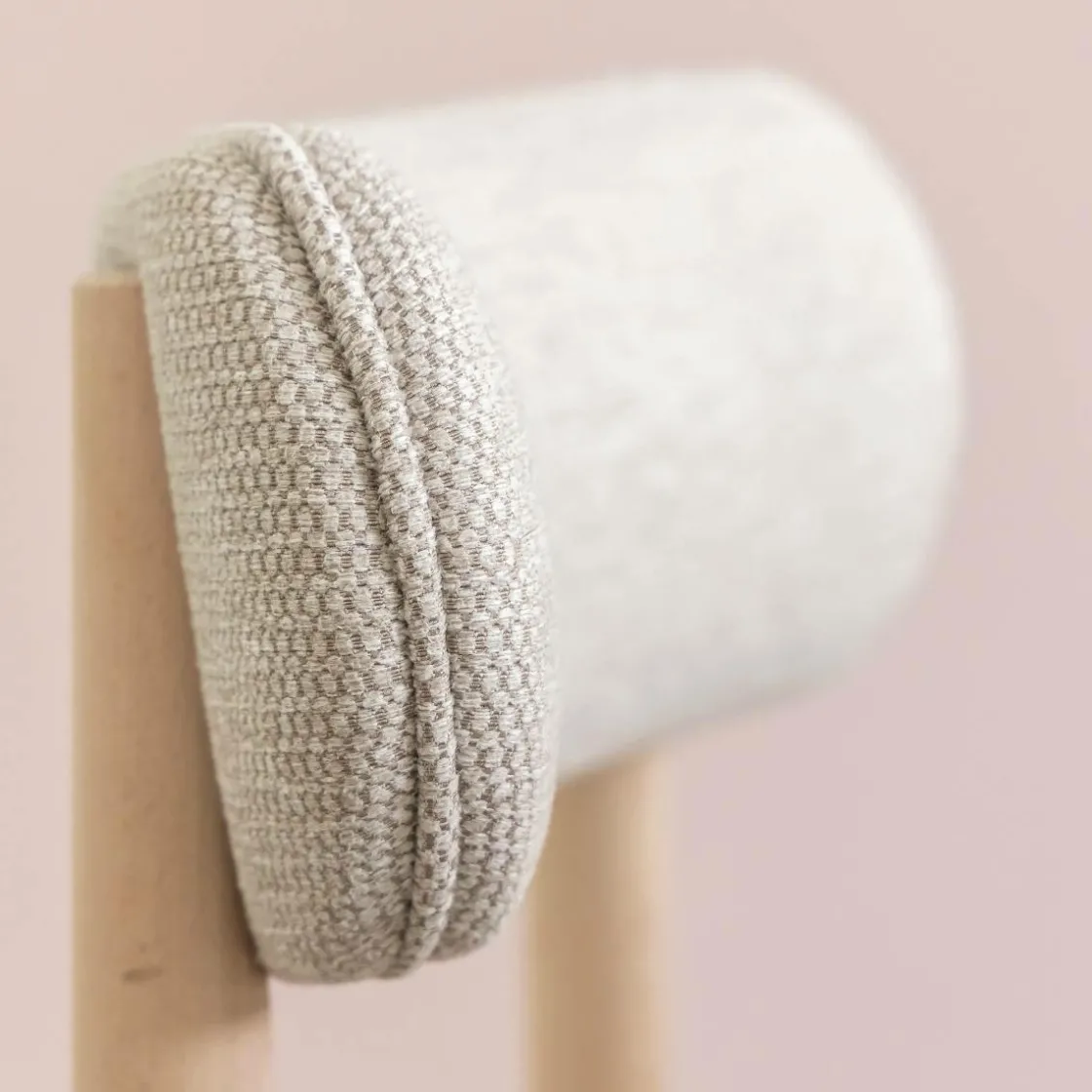 Made in Meubles Chaise<Chaise en bois de hêtre clair et tissu Aline (lot de 2)