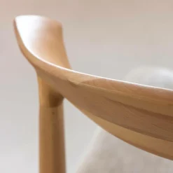 Made in Meubles Chaise<Chaise en bois de hêtre clair Aline (lot de 2)