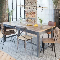 Made in Meubles Chaise<Chaise en bois de manguier Wood (lot de 2)