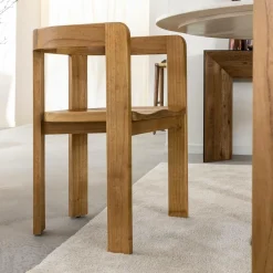 Made in Meubles Chaise<Chaise en bois de mindy Suzie (lot de 2)