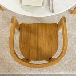 Made in Meubles Chaise<Chaise en bois de mindy Suzie (lot de 2)