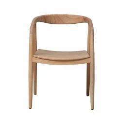 Made in Meubles Chaise<Chaise en bois de teck brut June (lot de 2)